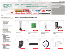 Tablet Screenshot of ism-parts.com